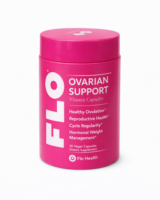 FLO Ovarian Support Vitamin Vegan Capsules Supplement - Hormone Balance