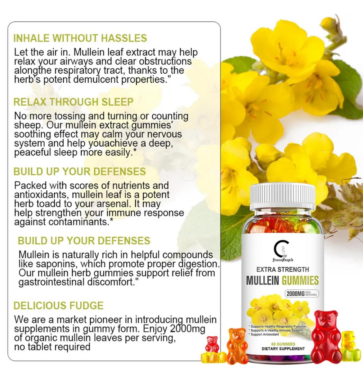 Mullein Leaf Gummies (60 pack)