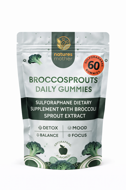 60 Sulforaphane High Potency Clean Natural Broccoli Sprout Extract Vegan gummy’s