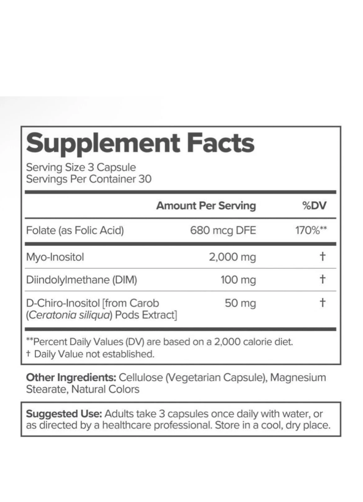 FLO Ovarian Support Vitamin Vegan Capsules Supplement - Hormone Balance