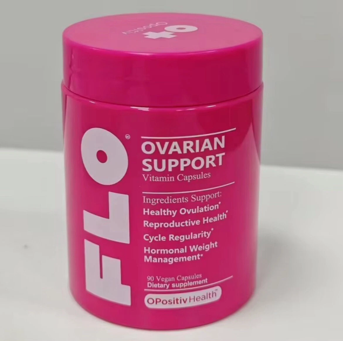 FLO Ovarian Support Vitamin Vegan Capsules Supplement - Hormone Balance